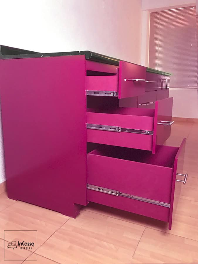 InCassa Muebles Edomex mueblería CDMX Cocina integral LIVERPOOL 2.90m diseñada para PARRILLA 5