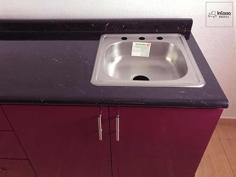 InCassa Muebles Edomex mueblería CDMX Cocina integral LIVERPOOL 2.90m diseñada para PARRILLA 8