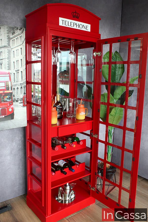 Cantina Cabina Telefonica Modelo LONDON