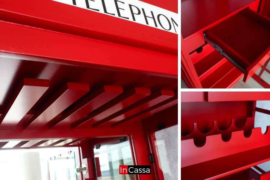 Cantina Cabina Telefonica Modelo LONDON