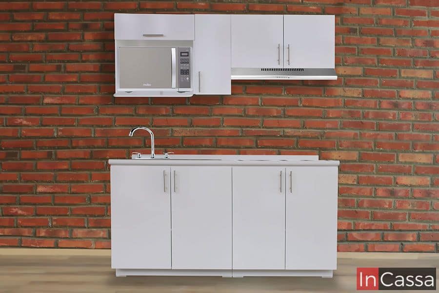 InCassa Muebles Edomex mueblería CDMX Cocina integral LUTON 1.70m diseñada para PARRILLA 1