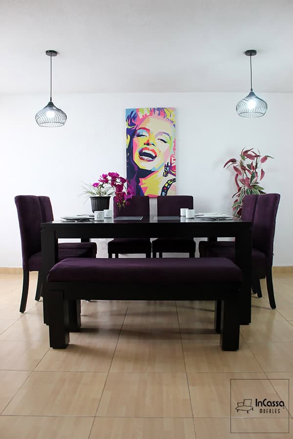 InCassa Muebles Edomex mueblería CDMX Comedor Minimalista Modelo MAFRA 4