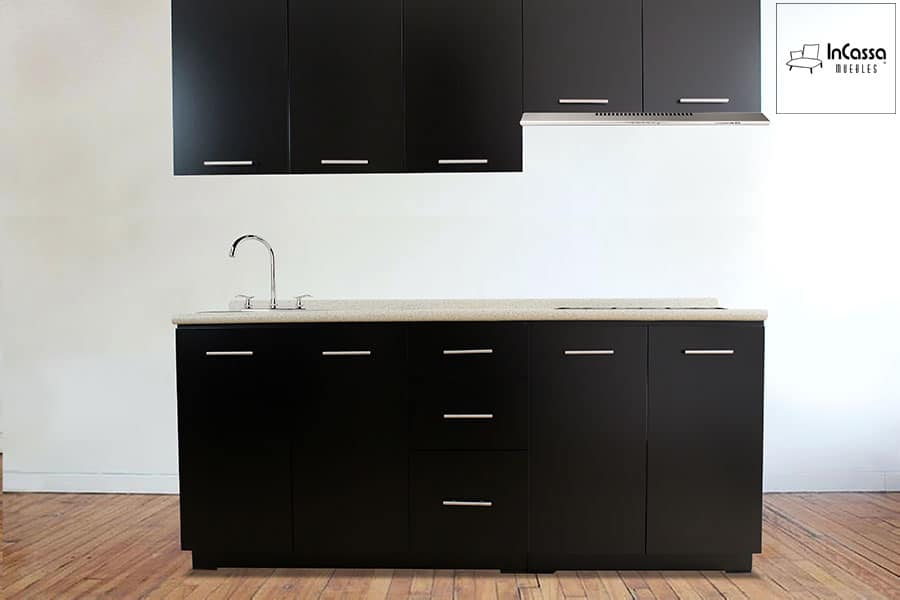 InCassa Muebles Edomex mueblería CDMX Cocina integral MALIBÚ 2m diseñada para PARRILLA 1