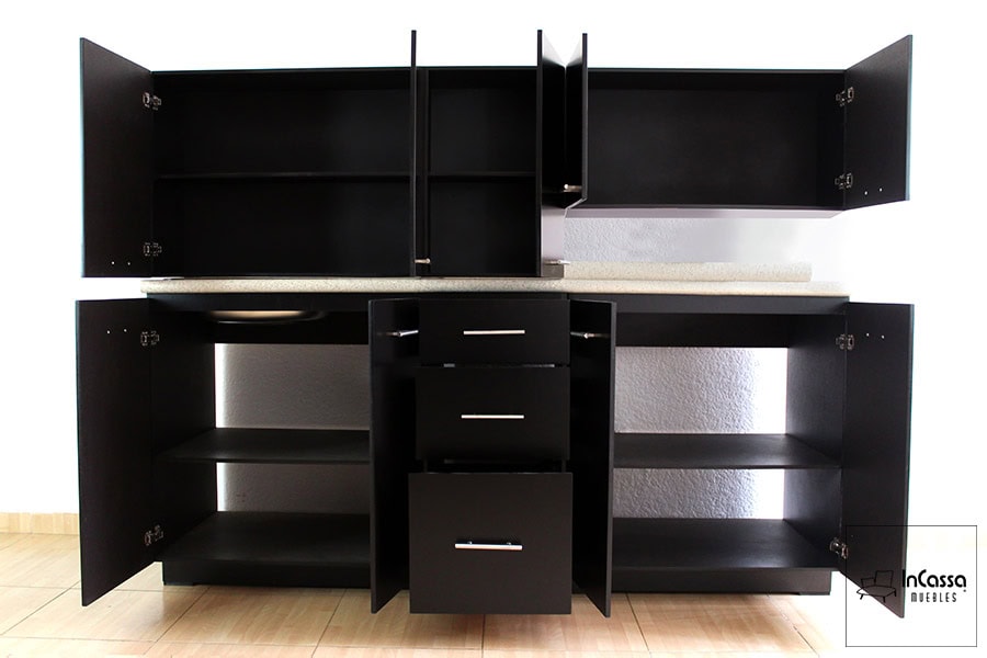 InCassa Muebles Edomex mueblería CDMX Cocina integral MALIBÚ 2m diseñada para PARRILLA 2