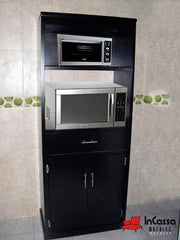 InCassa Muebles Edomex mueblería CDMX Porta Microondas y Hornito Modelo RESTON 1