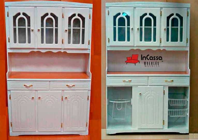 InCassa Muebles Edomex mueblería CDMX Alacena para Microondas Modelo LANCASTER 1