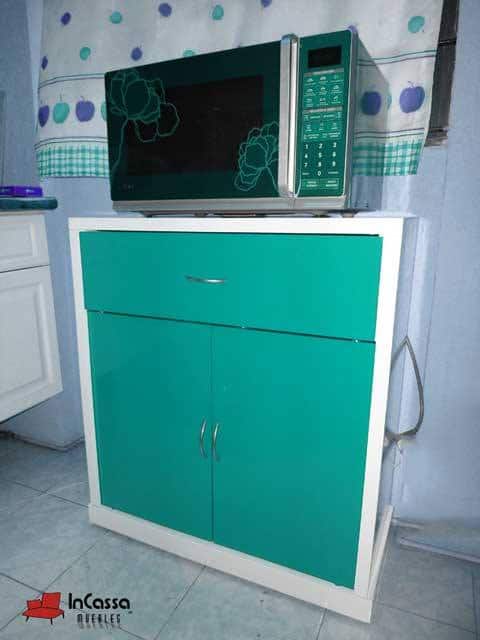 InCassa Muebles Edomex mueblería CDMX Mueble para Microondas Modelo SUVA 3