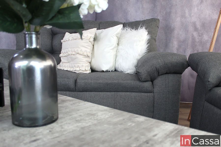 InCassa Muebles Edomex mueblería CDMX Sala 2 piezas Modelo MÉRIDA 5