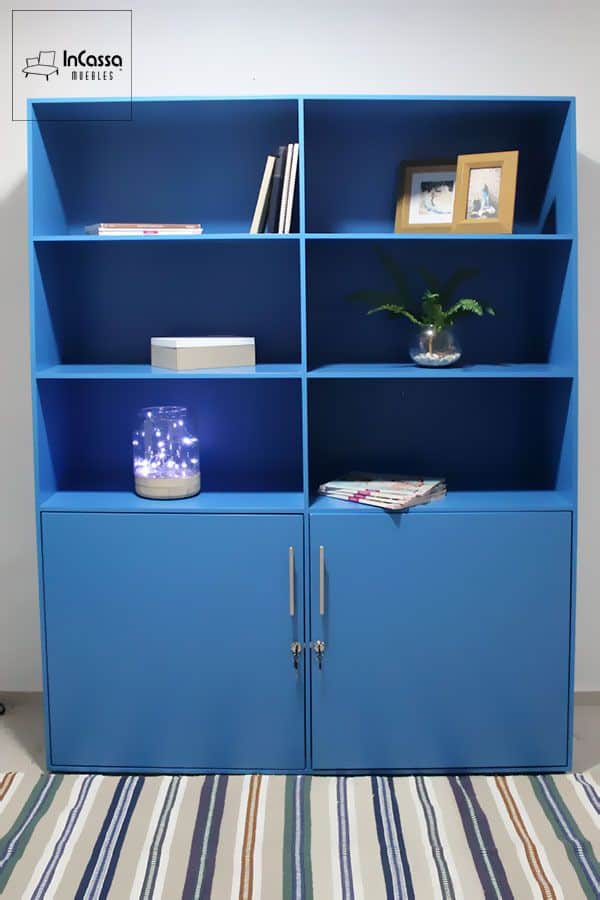 InCassa Muebles Edomex mueblería CDMX Librero Modelo MACAO 2