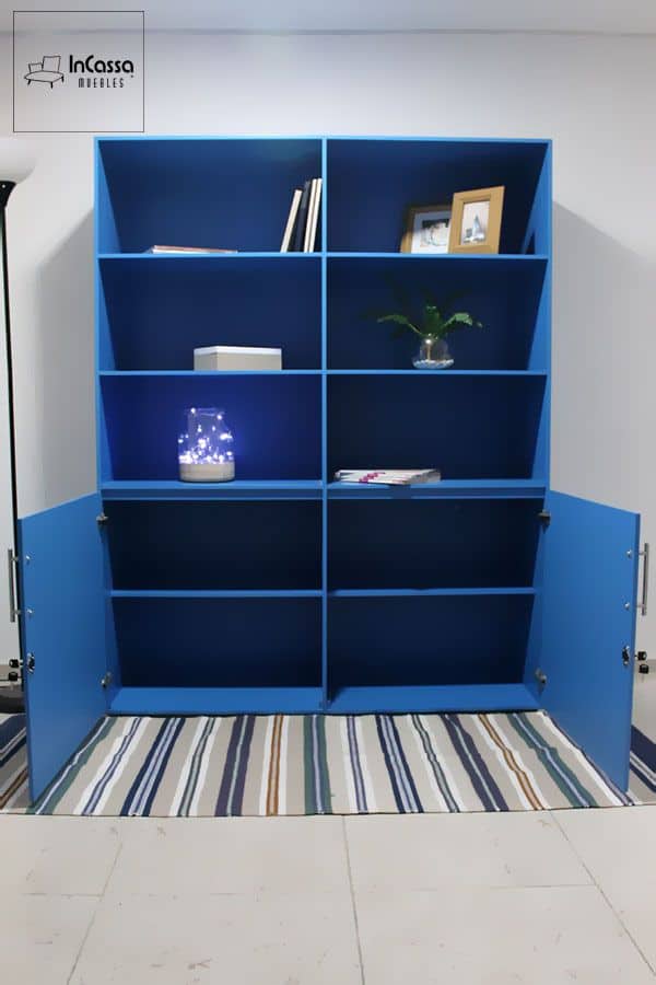 InCassa Muebles Edomex mueblería CDMX Librero Modelo MACAO 3