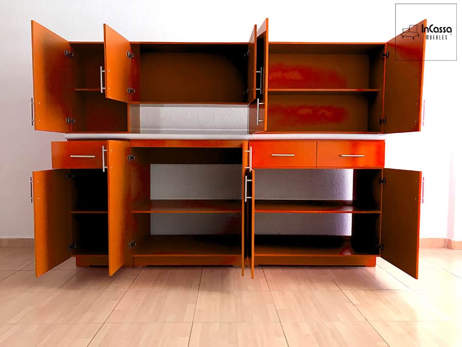 InCassa Muebles Edomex mueblería CDMX Cocina integral MALASIA 2.10m diseñada para PARRILLA 2
