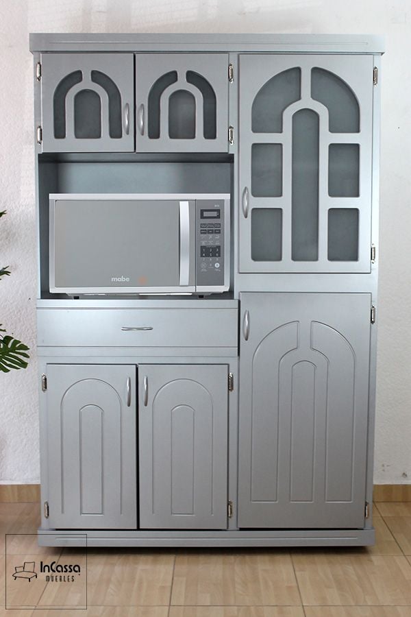 InCassa Muebles Edomex mueblería CDMX Alacena para Microondas Modelo MALDONADO 1