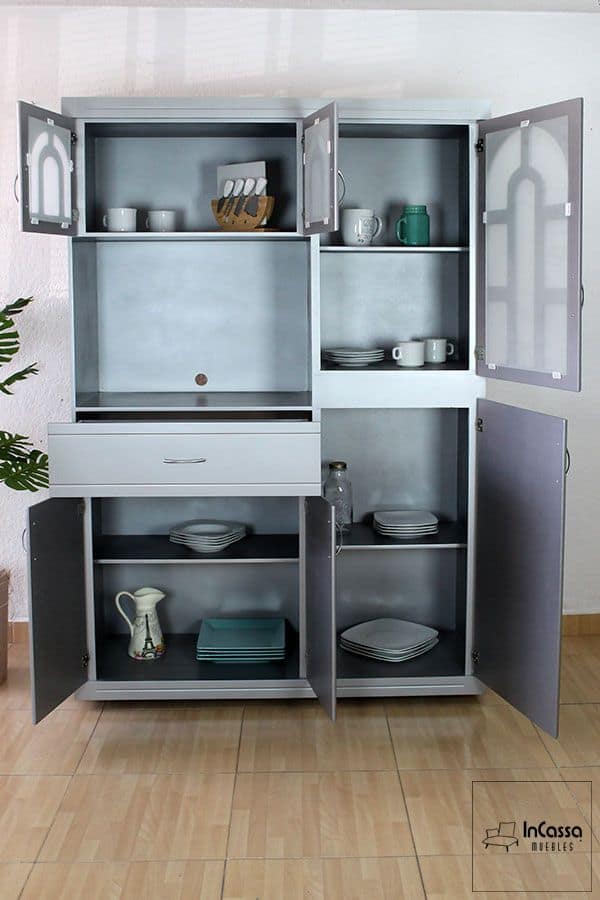 InCassa Muebles Edomex mueblería CDMX Alacena para Microondas Modelo MALDONADO 3