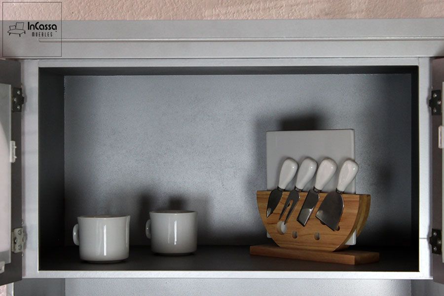 InCassa Muebles Edomex mueblería CDMX Alacena para Microondas Modelo MALDONADO 5