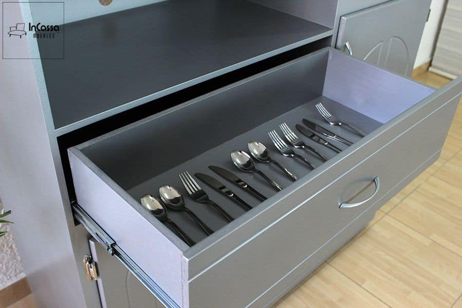 InCassa Muebles Edomex mueblería CDMX Alacena para Microondas Modelo MALDONADO 6