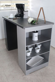 InCassa Muebles Edomex mueblería CDMX Isla Minimalista para Cocina Modelo MALI 1