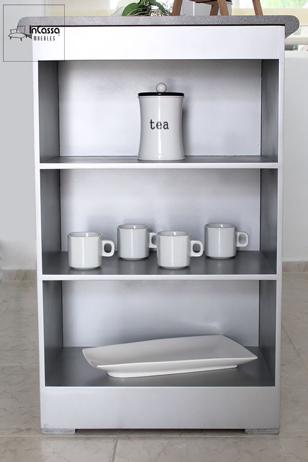 InCassa Muebles Edomex mueblería CDMX Isla Minimalista para Cocina Modelo MALI 4