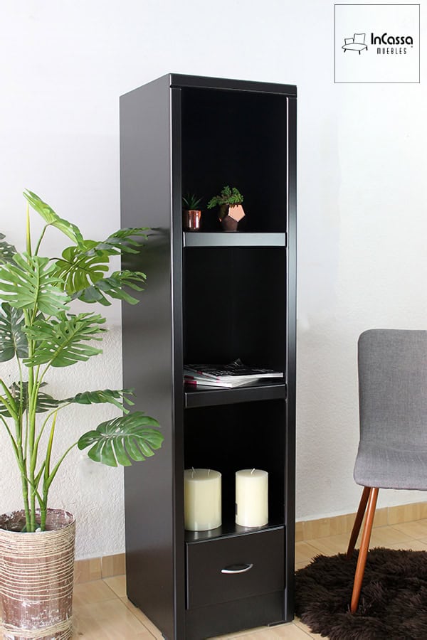 InCassa Muebles Edomex mueblería CDMX Librero Modelo MALLAWI 2