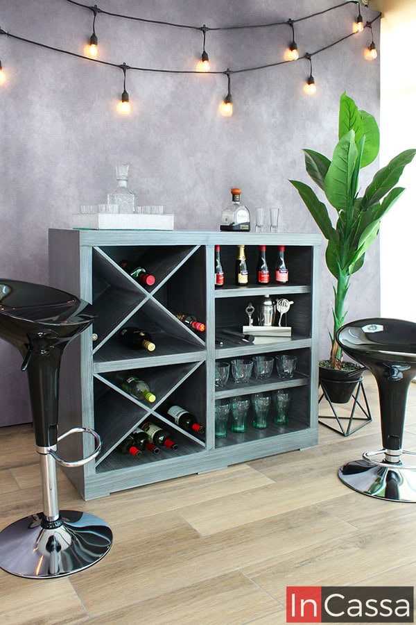 Barra Cantina con Bancos Modelo MALLORCA GLOVER