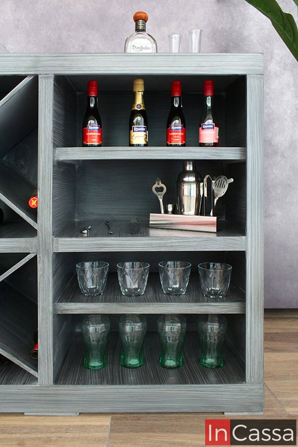 Barra Cantina con Bancos Modelo MALLORCA GLOVER