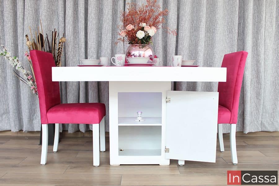 InCassa Muebles Edomex mueblería CDMX Comedor con luz 4 personas Modelo MAPIMI 7