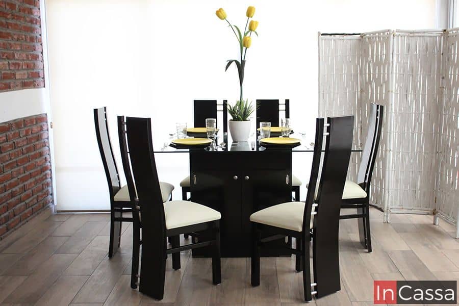 InCassa Muebles Edomex mueblería CDMX Antecomedor Modelo MARBELLA 6