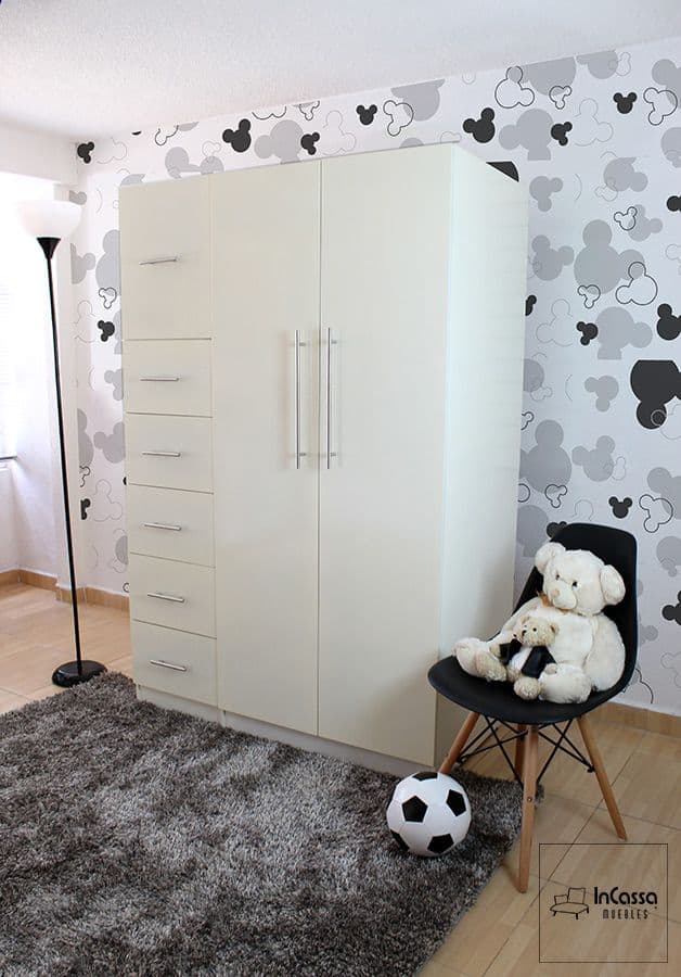 InCassa Muebles Edomex mueblería CDMX Guardarropa Modelo MARINE 2