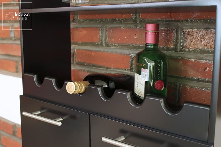 InCassa Muebles Edomex mueblería CDMX Cantina para empotrar Modelo MERLO 7