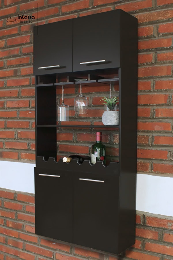 InCassa Muebles Edomex mueblería CDMX Cantina para empotrar Modelo MERLO 1