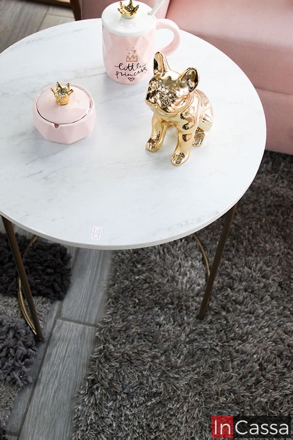 InCassa Muebles Edomex mueblería CDMX Set de 2 mesas de centro Nórdicas mármol blanco 4