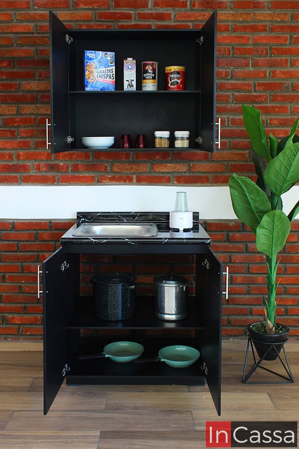 Cocina integral METEPEC 1.60m diseñada para ESTUFA