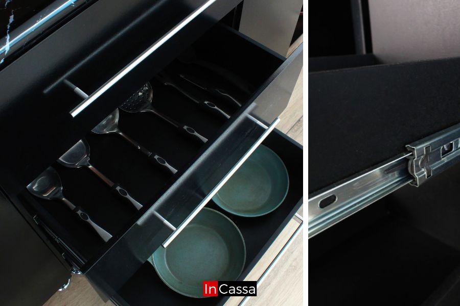 Cocina integral METZTITLÁN 2.10m para PARRILLA + Esquinero de 80cm