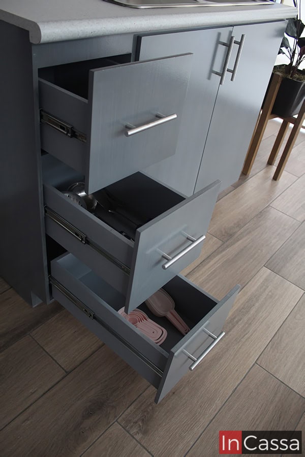 Cocina integral MEXCALTITAN 2.90m diseñada para ESTUFA