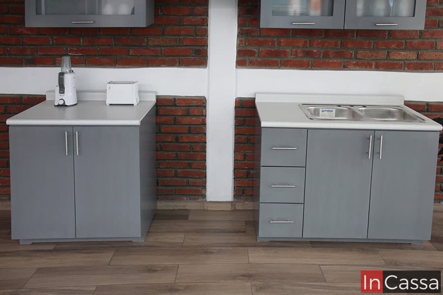 Cocina integral MEXCALTITAN 2.90m diseñada para ESTUFA