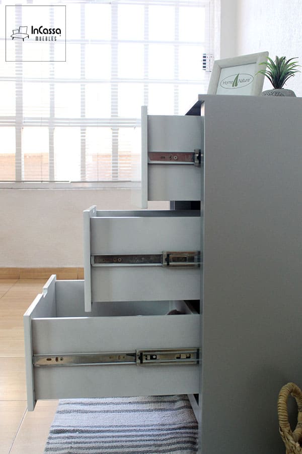 InCassa Muebles Edomex mueblería CDMX Cajonera Modelo MILO 3