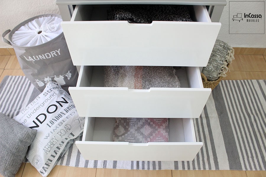 InCassa Muebles Edomex mueblería CDMX Cajonera Modelo MILO 4