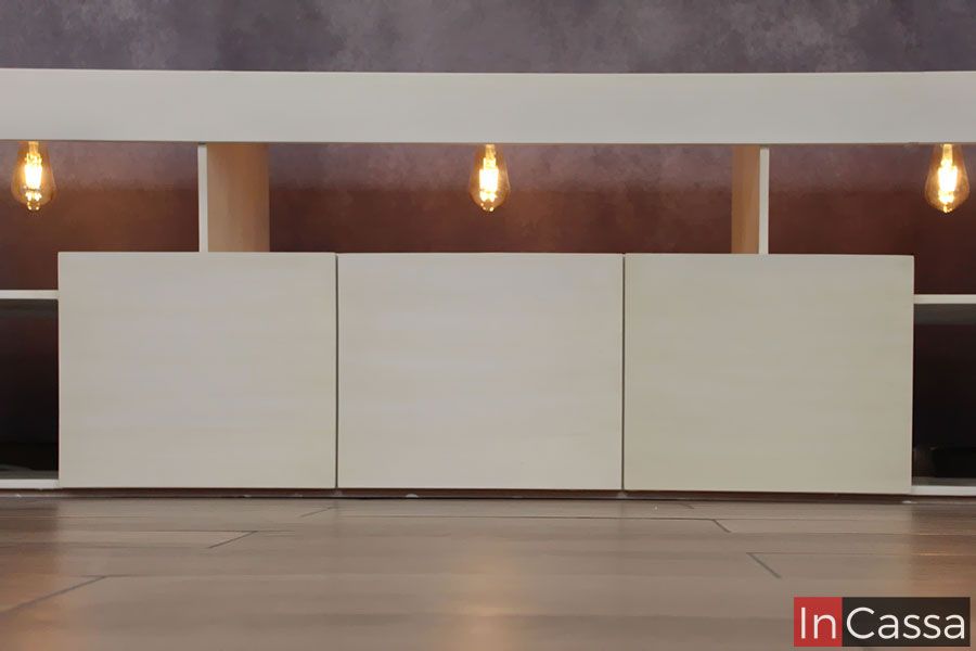 InCassa Muebles Edomex mueblería CDMX Centro de Entretenimiento con luz vintage Modelo MINNESOTA 5