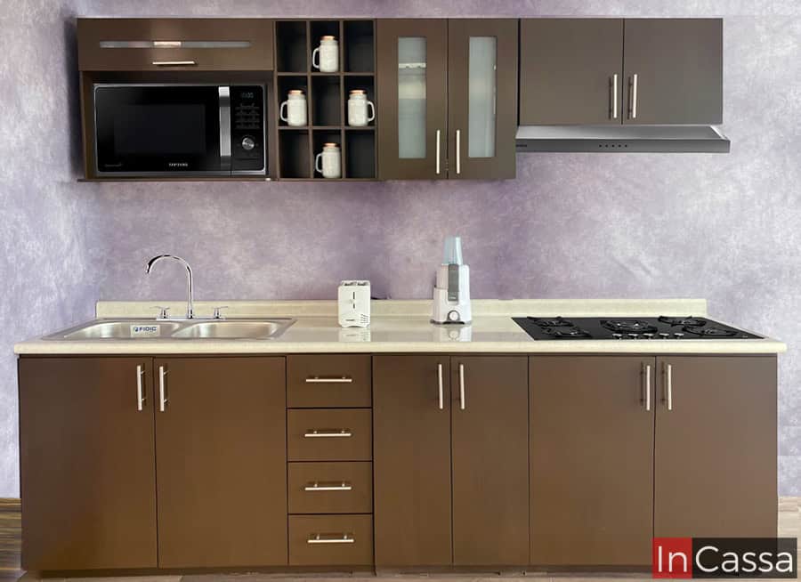 Cocina integral MITLA 2.65m diseñada para PARRILLA