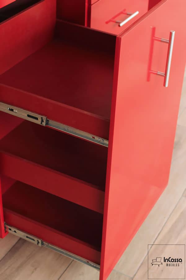 InCassa Muebles Edomex mueblería CDMX Cocina Integral MONTEVIDEO 2.90m diseñada para PARRILLA 7