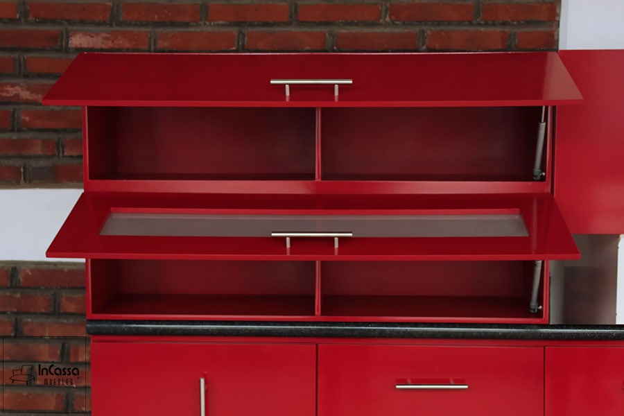 InCassa Muebles Edomex mueblería CDMX Cocina Integral MONTEVIDEO 2.90m diseñada para PARRILLA 2