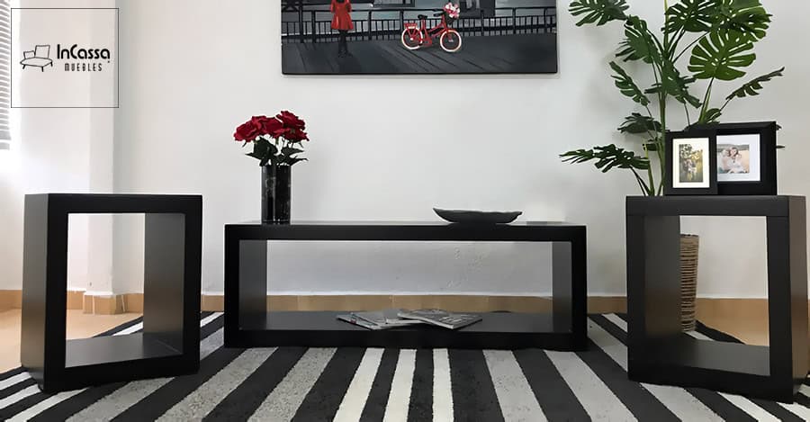 InCassa Muebles Edomex mueblería CDMX Mesa de Centro Modelo MONTREAL 3