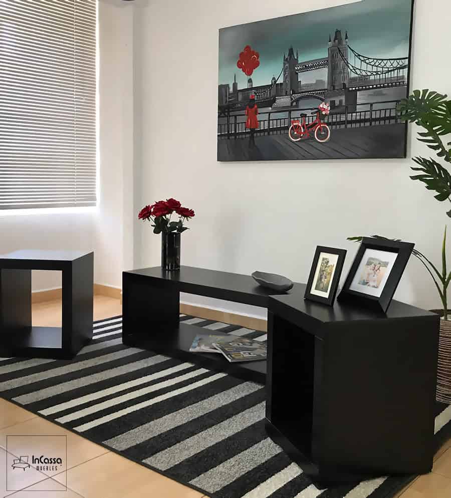 InCassa Muebles Edomex mueblería CDMX Mesa de Centro Modelo MONTREAL 4