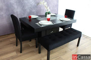 Comedor con bancas 6 personas Modelo MORELOS