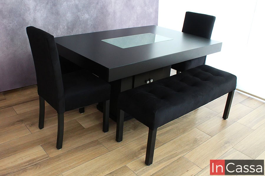 Comedor con bancas 6 personas Modelo MORELOS