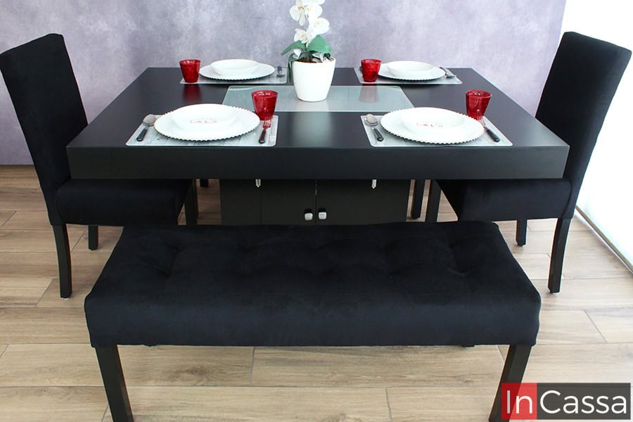 Comedor con bancas 6 personas Modelo MORELOS