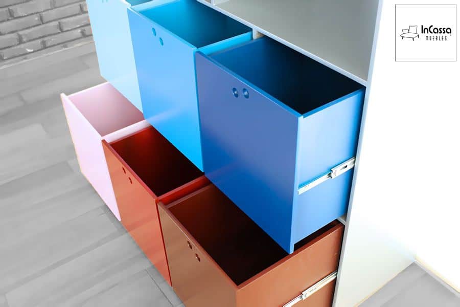 InCassa Muebles Edomex mueblería CDMX Organizador Infantil Modelo MORGAN 6