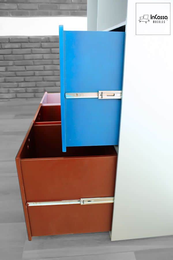 InCassa Muebles Edomex mueblería CDMX Organizador Infantil Modelo MORGAN 7