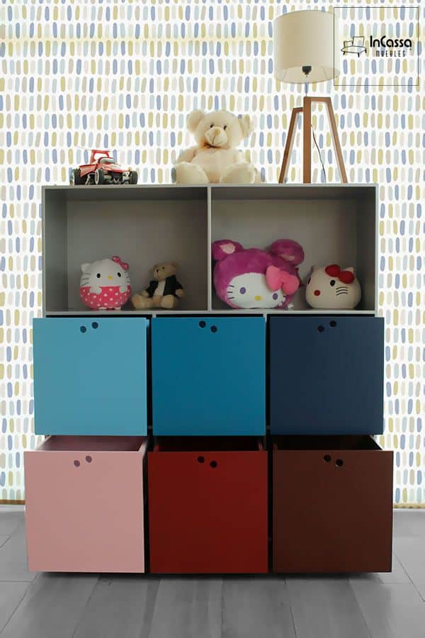 InCassa Muebles Edomex mueblería CDMX Organizador Infantil Modelo MORGAN 2