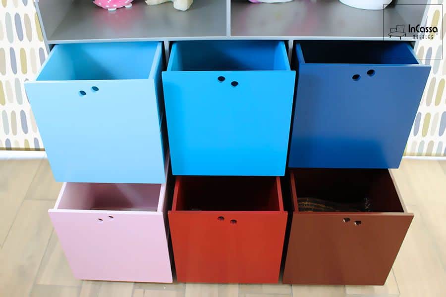 InCassa Muebles Edomex mueblería CDMX Organizador Infantil Modelo MORGAN 3