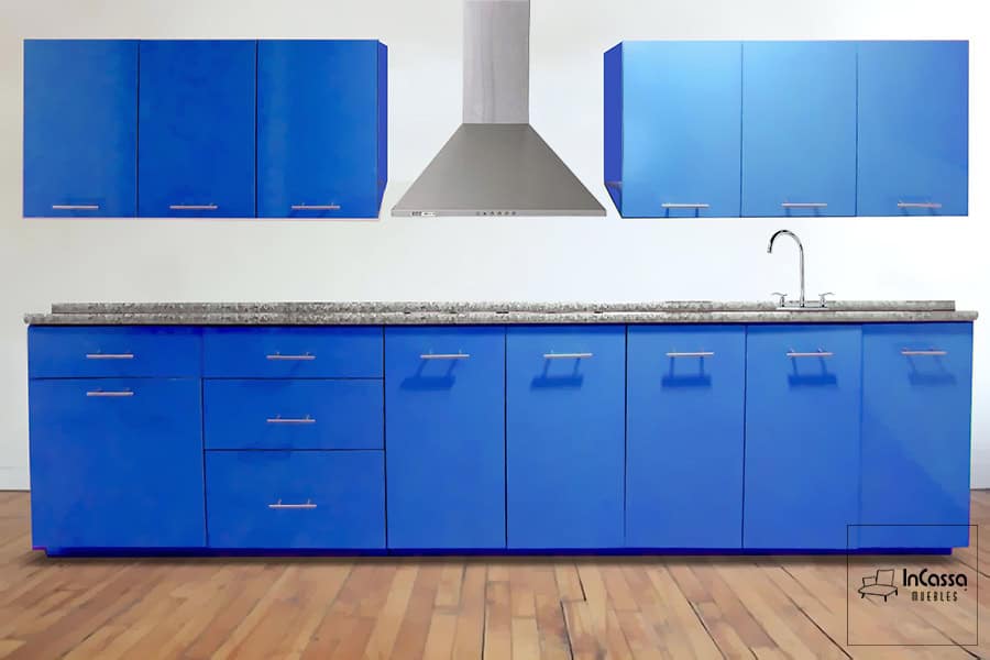 InCassa Muebles Edomex mueblería CDMX Cocina integral NANTES 3.20m diseñada para PARRILLA 1